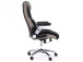 Chefsessel >Rayleigh< in Schwarz Beige aus Metall - 78x116x79cm (BxHxT)