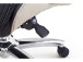 Chefsessel >Rayleigh< in Schwarz Beige aus Metall - 78x116x79cm (BxHxT)