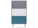 Schuhkipper >Visby< in Sonoma-Eiche - 70x127x24cm (BxHxT)
