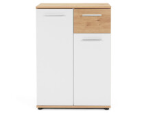 Kommode >Jacklin I< in Artisan-Eiche - 60x85x35cm (BxHxT)