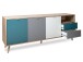 Sideboard >Visby< in Sonoma-Eiche - 180x71x40cm (BxHxT)