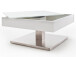 Couchtisch >Marcie< in Weiß matt aus MDF - 75x38x75cm (BxHxT)
