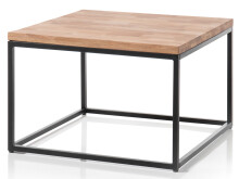Couchtisch >Samuele< in Asteiche geölt aus Metall - 70x45x70cm (BxHxT)