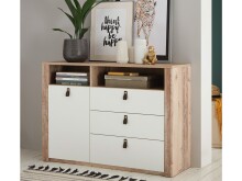 Kommode >Chery< in Old Style hell - 114x82x40cm...