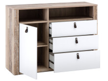 Kommode >Chery< in Old Style hell - 114x82x40cm (BxHxT)