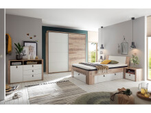Kommode >Chery< in Old Style hell - 114x82x40cm (BxHxT)