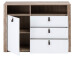 Kommode >Chery< in Old Style hell - 114x82x40cm (BxHxT)