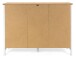 Sideboard >Batley II< in Weiß - 120x90x40cm (BxHxT)