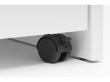 Rollcontainer >Ravenna I< in Weiß/Matt - 44x73x52cm (BxHxT)