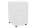 Rollcontainer >Ravenna I< in Weiß/Matt - 44x73x52cm (BxHxT)