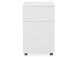 Rollcontainer >Ravenna I< in Weiß/Matt - 44x73x52cm (BxHxT)