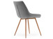 Esszimmerstuhl >Tivoli< (4-er Set) in Grau aus Metall - 50x83x60cm (BxHxT)