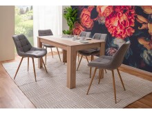Esstisch >Naperville< in Sonoma-Eiche - 138x74x80cm (BxHxT)