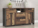 Sideboard >Celon< in Old Wood Vintage - 156.4x86.3x41.6cm (BxHxT)