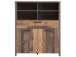 Highboard >Celon< in Old Wood Vintage - 106.7x127.9x41.6cm (BxHxT)