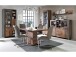 Highboard >Celon< in Old Wood Vintage aus Glas - 151,4x127,9x41,6cm (BxHxT)