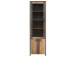 Wohnwand in Schwarz aus Glas - 330,4x204,7x52,3cm (BxHxT)