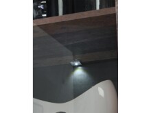 Wohnwand in Schwarz aus Glas - 330,4x204,7x52,3cm (BxHxT)