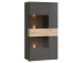 Highboard >Chatham I< in Chromfarben aus Glas - 90,1x168,1x41,3cm (BxHxT)