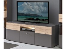 TV-Board >Chatham< in Uni Wolfram Grau aus Metall -...