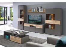 Wandboard >Chatham< in Planked Eiche Nachbildung - 149.8x28.5x21.5cm (BxHxT)