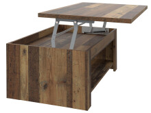Couchtisch >Celon< in Old Wood Vintage -...