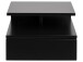 Nachttisch >Randers< in Schwarz aus MDF - 35x22,5x32cm (BxHxT)