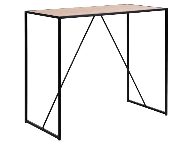 Bartisch >Carney< in Wildeiche aus Metall - 120x105x60cm (BxHxT)