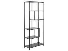 Regal >Carney< in Schwarz/matt aus Metall -...