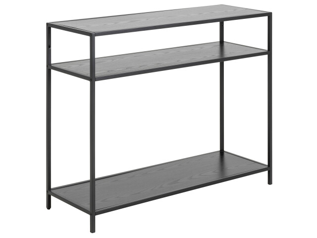 Konsolentisch >Carney< in Schwarz/matt aus Metall - 100x79x35cm (BxHxT)