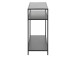 Konsolentisch >Carney< in Schwarz/matt aus Metall - 100x79x35cm (BxHxT)