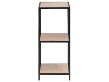 Regal >Carney< in Wildeiche aus Metall - 37x82,5x35cm (BxHxT)