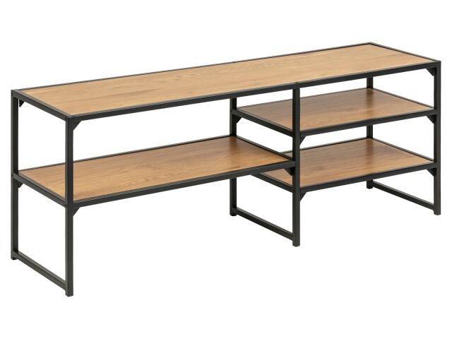 TV-Board >Carney< in Wildeiche aus Metall - 120x46x33cm (BxHxT)