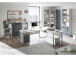 Rollcontainer >Olivia< in lichtgrau aus Glas - 40x56x40cm (BxHxT)