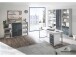 Aktenregal >Olivia< in lichtgrau - 79x220x35cm (BxHxT)