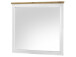 Wandspiegel >Tomlin< in Weiß - 98x91x3,5cm (BxHxT)