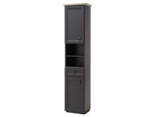 Hochschrank >Tomlin< in Weiß - 41x191x32cm...