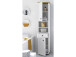 Hochschrank >Tomlin< in Weiß - 41x191x32cm (BxHxT)