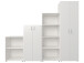 Aktenregal >Trio< in Weiß - 57x226x33cm (BxHxT)