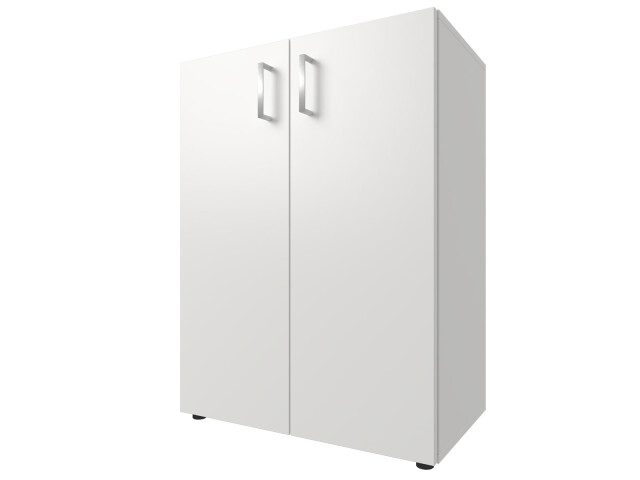 Aktenschrank >Trio< in Weiß - 57x77x34,5cm (BxHxT)