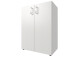 Aktenschrank >Trio< in Weiß - 57x77x34,5cm (BxHxT)
