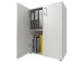 Aktenschrank >Trio< in Weiß - 57x77x34,5cm (BxHxT)