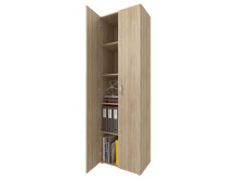 Aktenschrank >Trio< in Sonoma-Eiche - 57x186,5x34,5cm (BxHxT)