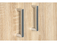 Aktenschrank >Trio< in Sonoma-Eiche - 57x186,5x34,5cm (BxHxT)