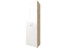 Aktenschrank >Trio< in Sonoma-Eiche / Weiß - 57x186,5x34,5cm (BxHxT)