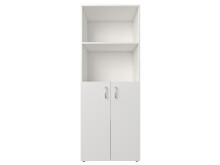 Aktenschrank >Trio< in Weiß - 57x154x34,5cm (BxHxT)