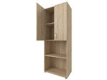 Aktenschrank >Trio< in Sonoma-Eiche - 57x154x34,5cm (BxHxT)