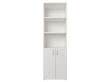 Aktenschrank >Trio< in Weiß - 57x190x34,5cm (BxHxT)