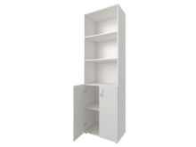 Aktenschrank >Trio< in Weiß - 57x190x34,5cm (BxHxT)