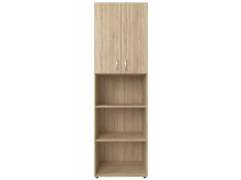 Aktenschrank >Trio< in Sonoma-Eiche - 57x190x34,5cm (BxHxT)
